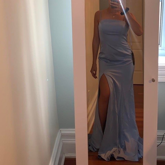 Light blue prom dress - Picture 3 of 4